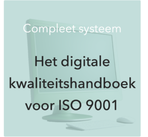 Het digitale kwaliteitshandboek voor ISO 9001