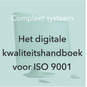 Het digitale kwaliteitshandboek voor ISO 9001