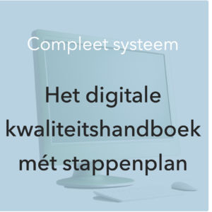 Digitaal kwaliteitshandboek ISO 9001 stappenplan