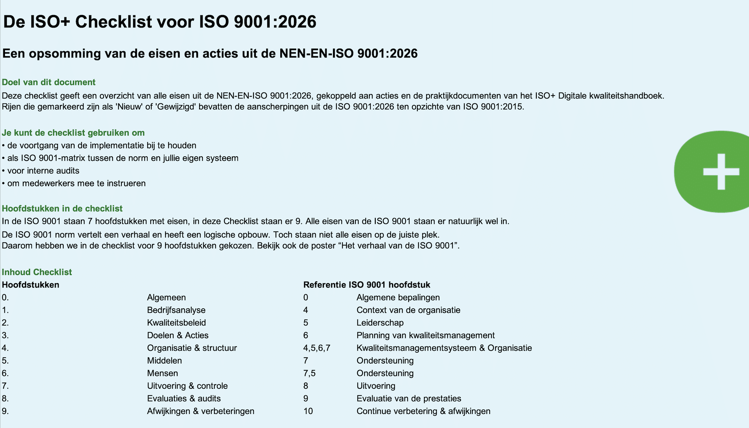 Productafb Checklist ISO 9001 2026 02